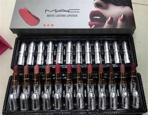 Mac Matte Lasting Lipstick 12 Pcsset For Parlour For Apply Directly