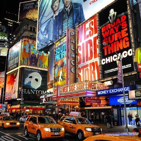 Broadway Night New York City Times Square Photo Backdrop G-595 – Dbackdrop