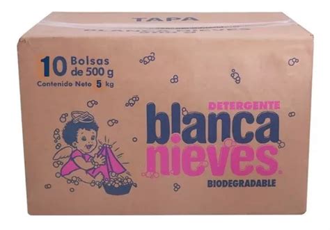 Caja Con 10 Bolsas Jabón En Polvo Blanca Nieves De 500g C u MercadoLibre