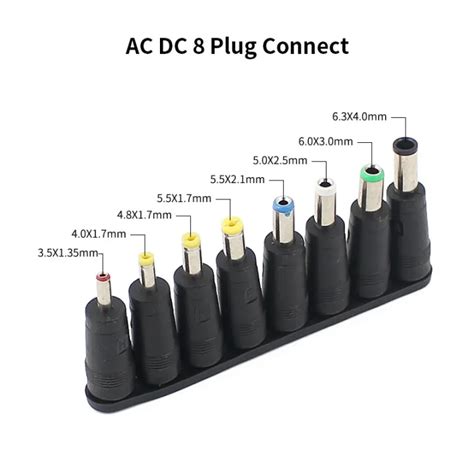 Cw Ac To Dc Power Adapter Jack Plug Pcs Connect Port Dc Universal