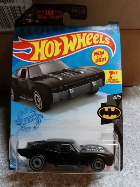 RARE HOT WHEELS THE BATMAN Robert Pattinson BATMOBILE Muscle Car véhicule EUR