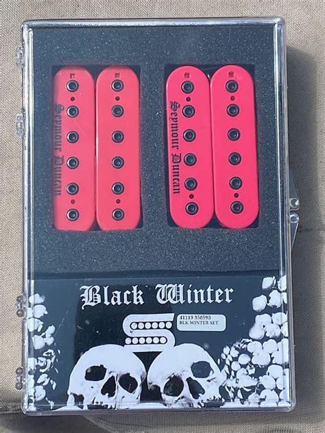 Seymour Duncan Black Winter Blackened Trembucker Set Neon Reverb