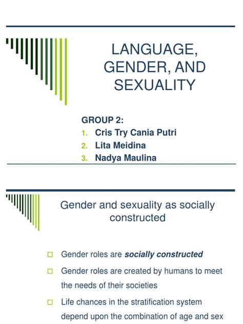 Language Gender And Sexuality Pdf Sexual Orientation Gender