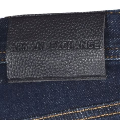 Armani Exchange J Straight Fit Jeans Blue Mainline Menswear