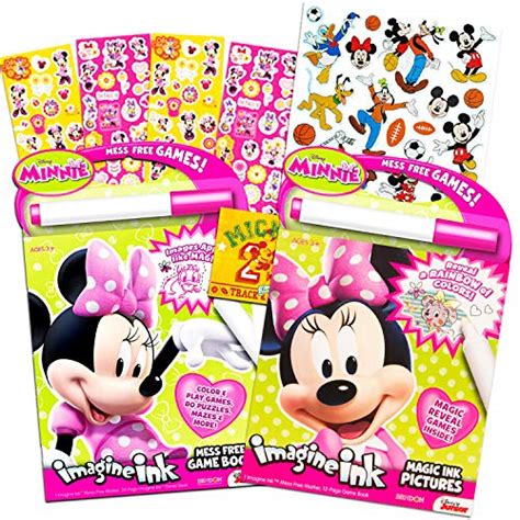 Disney Minnie Mouse Imagine Ink Book Super Set Includes Over