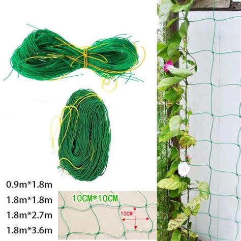 X M Filet En Treillis De Nylon Vert X Cm Support En Maille