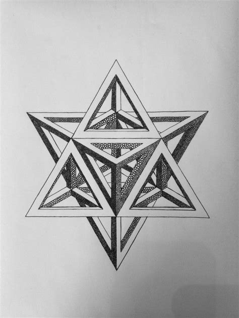 Sacred Geometry Triangle Tattoo