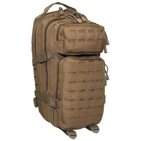 Mfh Highdefence Us Rucksack Assault I Laser Coyote Tan