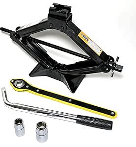 Amazon Car Jack Kit Tons Lbs Scissor Jack Hexagonal Tire