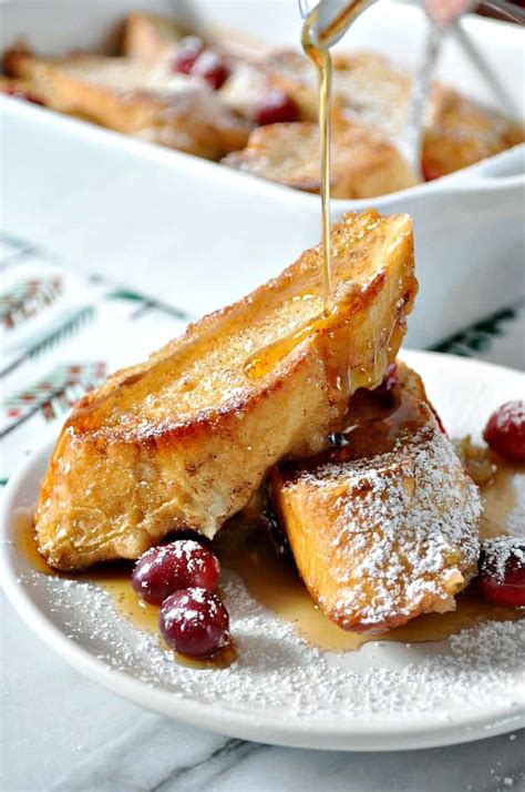 Cranberry Overnight French Toast Casserole The Seasoned Mom