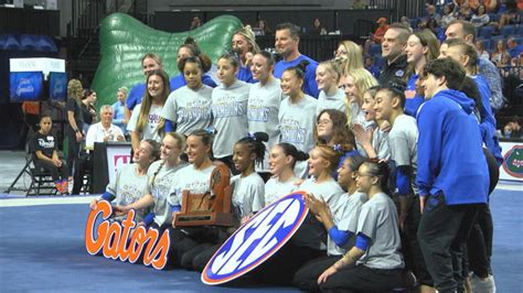 No 4 Gators Gymnastics Wins Last Regular Season Meet