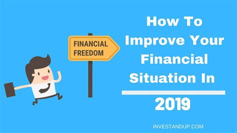 How To Improve Your Financial Situation In 2019 Youtube