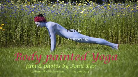 Art Video Body Painted Yoga By Amit Bar Edsa Content Youtube