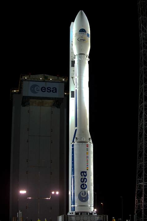 Spaceflight Now Vega Launch Report Photos Vega S Dawn Blastoff