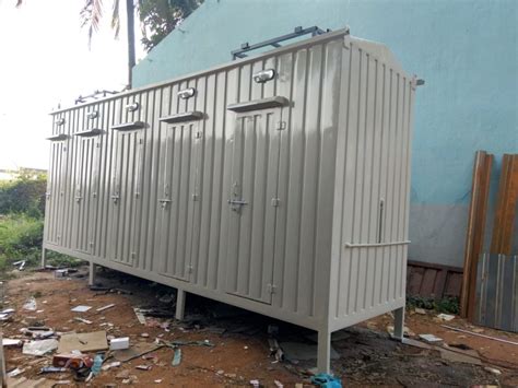 Ms Prefab Portable Toilet Cabin No Of Compartments At Rs In