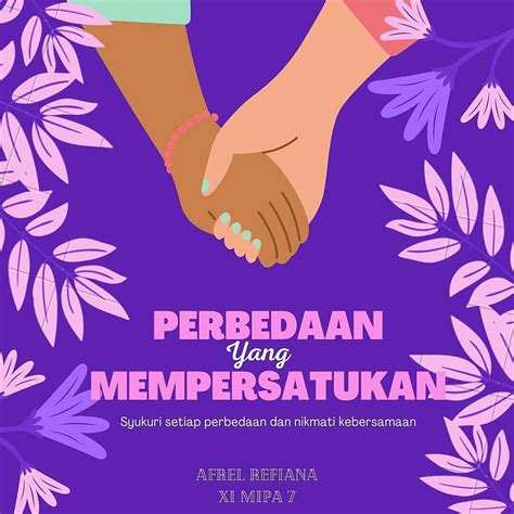 Perbedaan Yang Mempersatukan Bersyukur Teman Persamaan