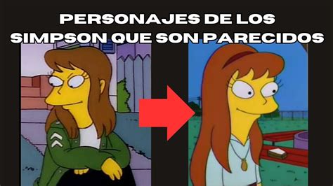 Personajes De Los Simpson Que Se Parecen Youtube