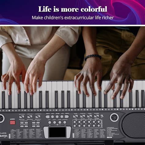 Camide 61 Keys Keyboard Piano Electronic Digital Piano With Built In