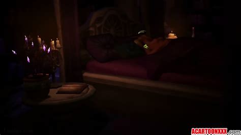 Naughty Warcraft Lesbian Strapon Sex Session