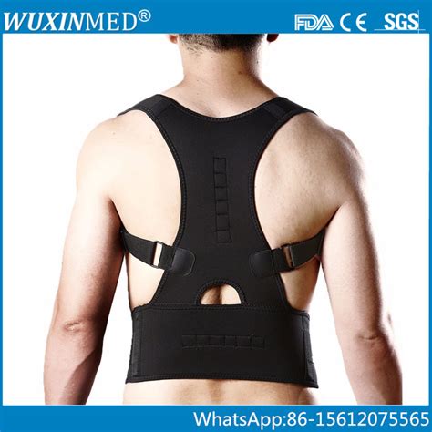 12 magnets Lumbar Pain Relief Magnetic Therapy Back Brace Posture ...