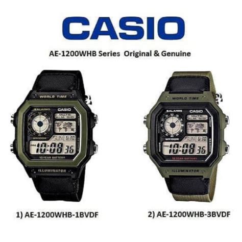 Jual Jam Tangan Pria Casio Ae Whb Series Original Ae Whb B B