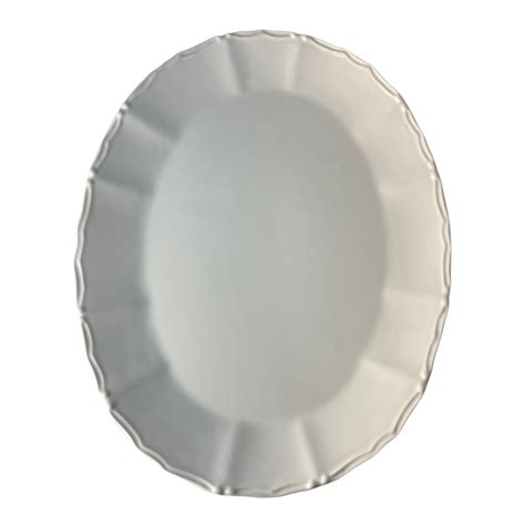 Travessa Oval Rasa Branca Comprar Em Porcelana