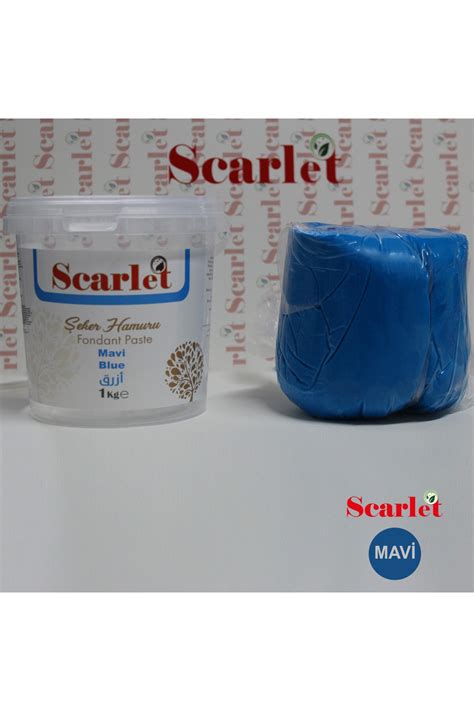 Scarlet Şeker Hamuru Mavi 1kg Fiyatı Yorumları Trendyol