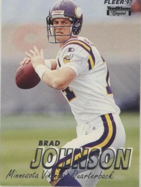 1997 Fleer Traditions Crystal 184 Brad Johnson For Sale Online EBay