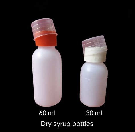 Hdpe Screw Cap Dry Syrup Bottles Ml And Ml At Rs Piece In