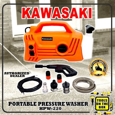 Kawasaki HPW 220 Portable High Pressure Washer Lazada PH