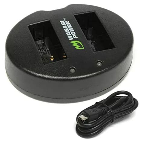 Cargador De Batería Wasabi Potencia Lp e12 Dual Usb Para Can