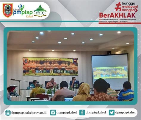 DPMPTSP Provinsi Kalsel Melayani Dengan Amanah Nyaman Transparan