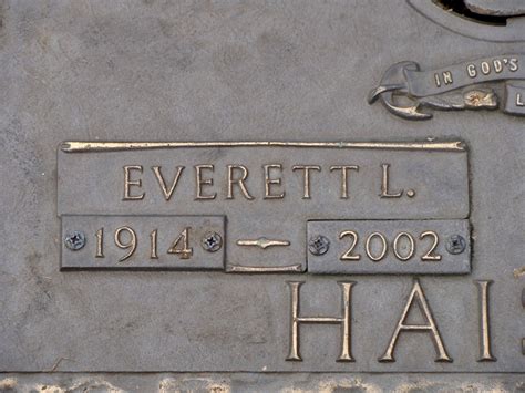 Everett Leigh Haislip 1914 2002 Find A Grave Memorial