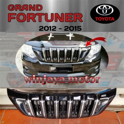 Jual Grill Depan Grand Fortuner Model Appolo Hitam Chrome