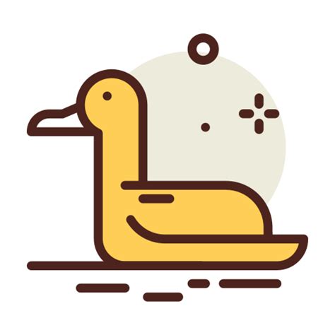 Duck Icon Darius Dan Lineal Color