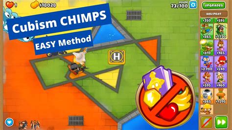 Bloons TD 6 Cubism CHIMPS EASY And SIMPLE METHOD YouTube