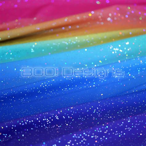 Spandex Ombre Rainbow Glitter Galaxy