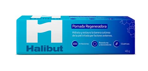 Pomada Regeneradora Para La Piel Irritada Halibut