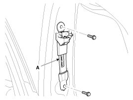 Hyundai Equus Height Adjust Repair Procedures Front Seat Belt Body