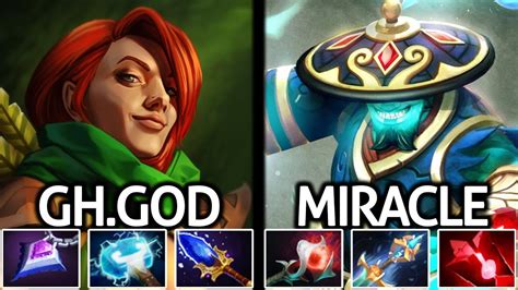 Miracle Storm Spirit VS GH Windranger Mid Lane Battle Pro Gameplay 7