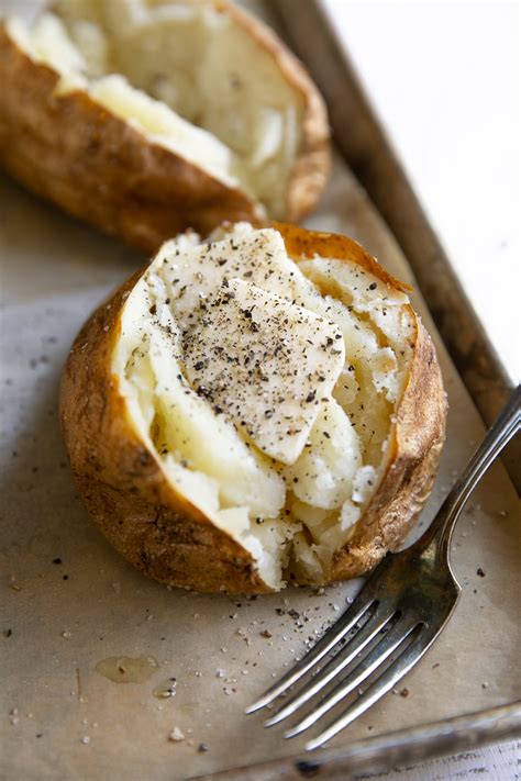 Perfect Baked Potato Recipe The Forked Spoon