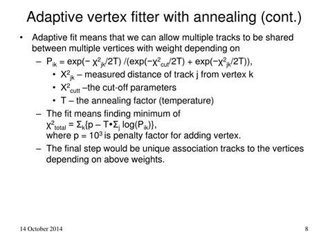 PPT - KF Vertex F inder (present status) PowerPoint Presentation, free ...