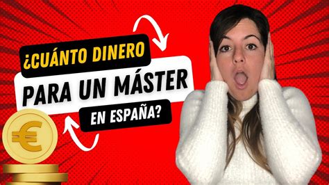 Cuánto cuesta estudiar un Máster en España Guía 1 YouTube