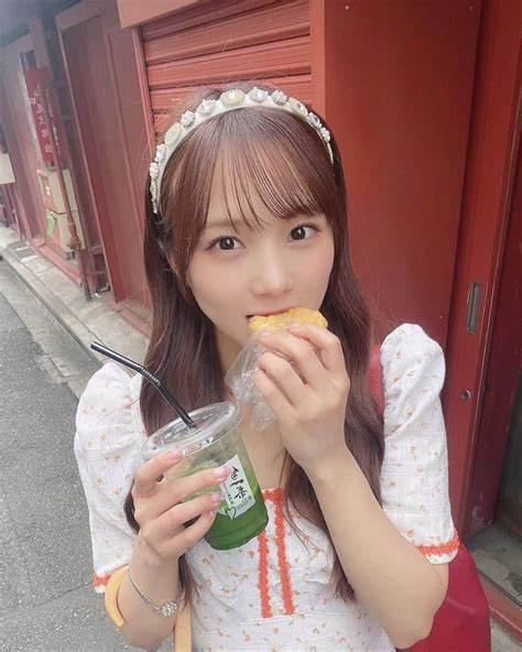 稲場愛香さんのインスタグラム写真 稲場愛香instagram「🍵⛩ ⁡ ちょっと前にお友達と浅草へ🤍 Rinoikeda85