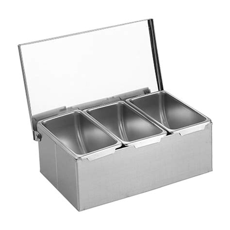 Maslvo Food Storage Clearance Sale 3456 Compartment Trays Stainless Steel Detachable Topping