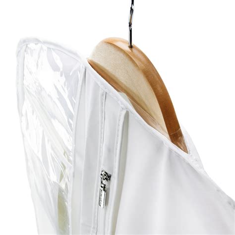 Bridesmaid Dress Cover Bag High Quality White Breathable Garment Bag
