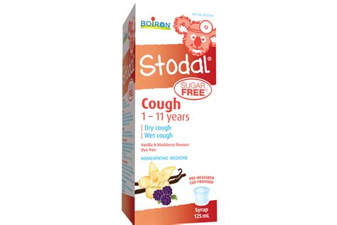 Childrens Stodal Homeopathic Cough Syrup Sugar Free Boiron