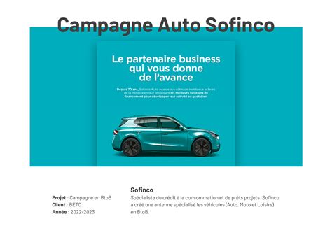 sofinco auto  behance