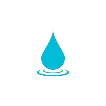 Water Splash And Drop Icons On White Background Vector Element