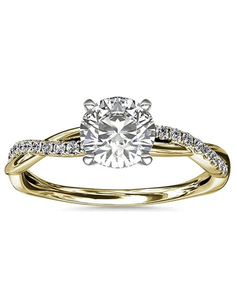 Blue Nile 501680y14 Engagement Ring The Knot